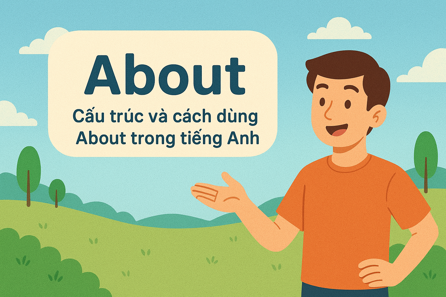 About là gì? Cấu trúc và cách dùng About trong tiếng Anh