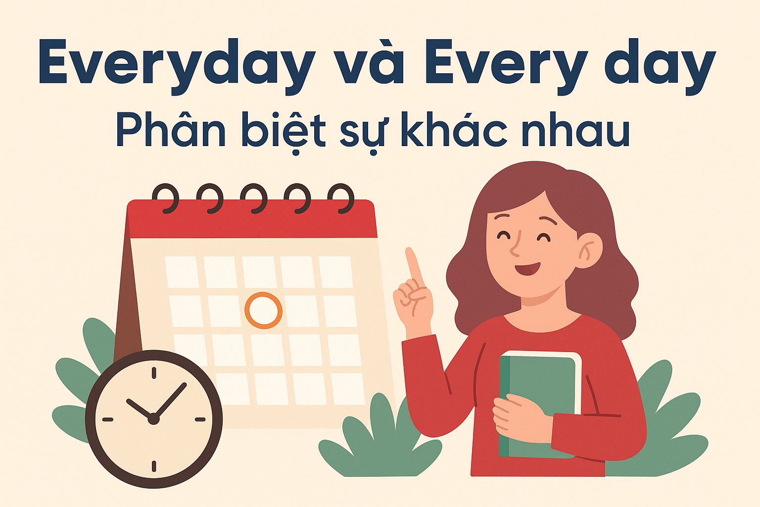 Everyday và Every day | Phân biệt sự khác nhau