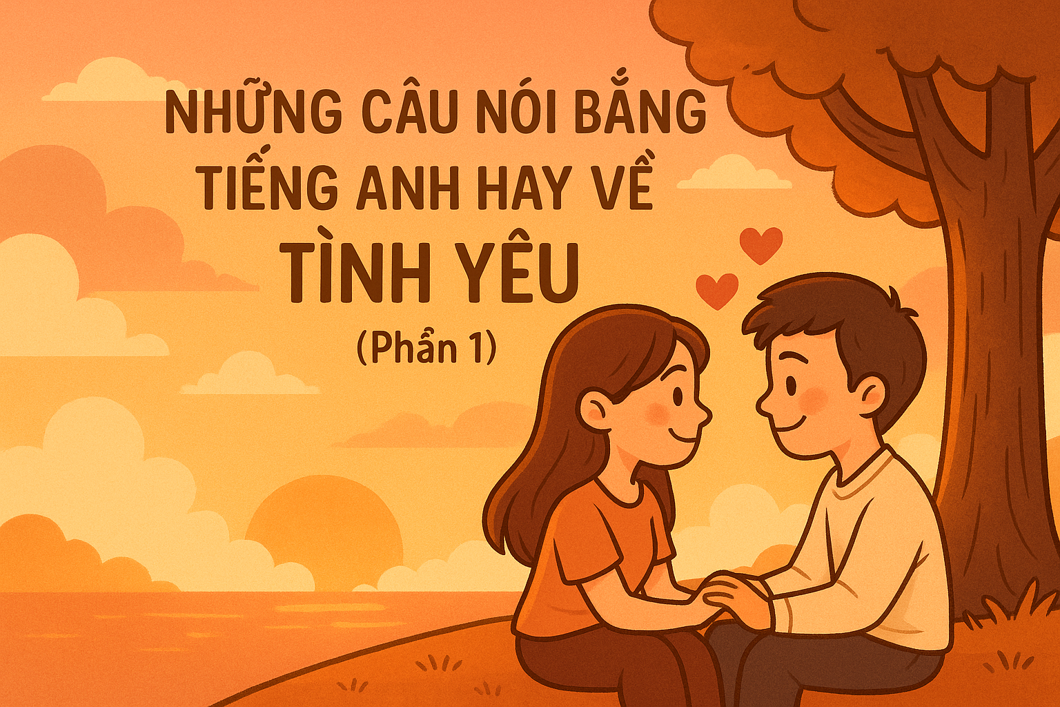 NHỮNG CÂU NÓI BẰNG TIẾNG ANH HAY VỀ TÌNH YÊU (Phần 1)