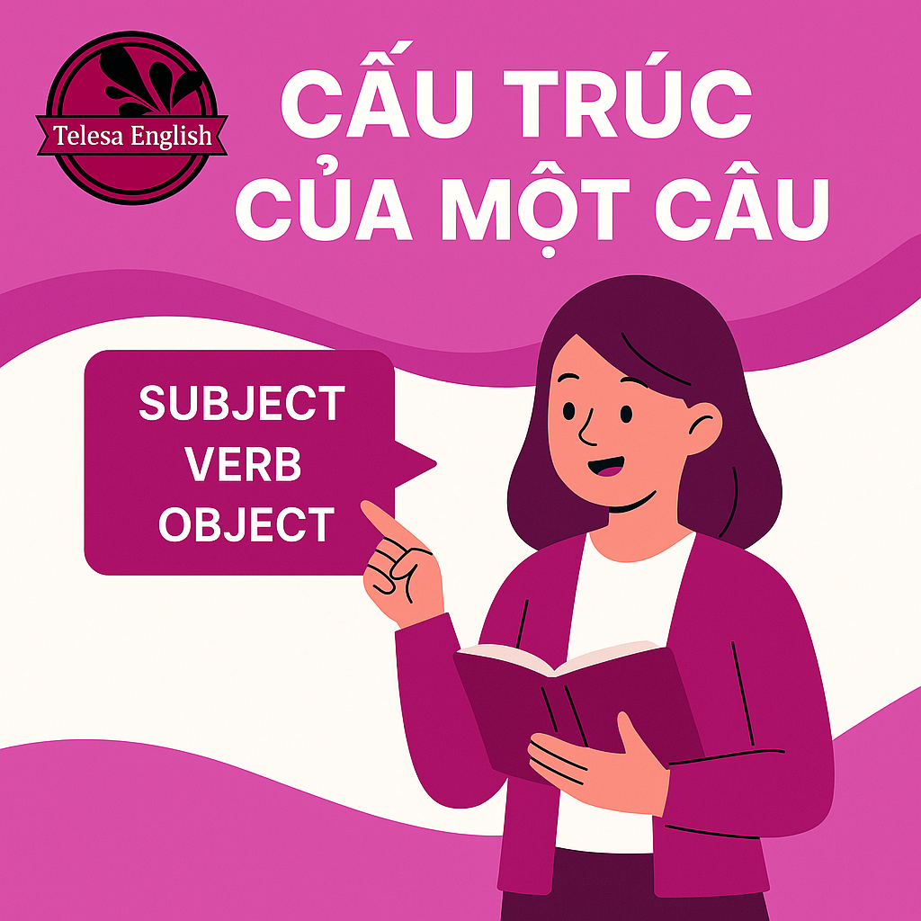 BÀI ĐẦU TIÊN PHẢI HỌC KHI MỚI BẮT ĐẦU HỌC TIẾNG ANH LÀ GÌ? LÀ CẤU TRÚC CỦA MỘT CÂU TRONG TIẾNG ANH
