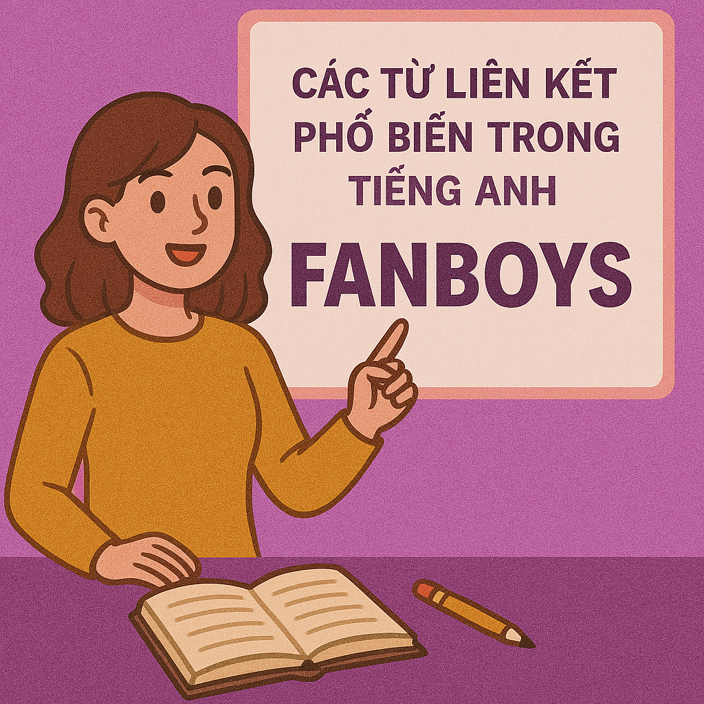 [TIẾNG ANH MẤT GỐC ] LIÊN TỪ KẾT HỢP PHỔ BIẾN TRONG TIẾNG ANH - FANBOYS